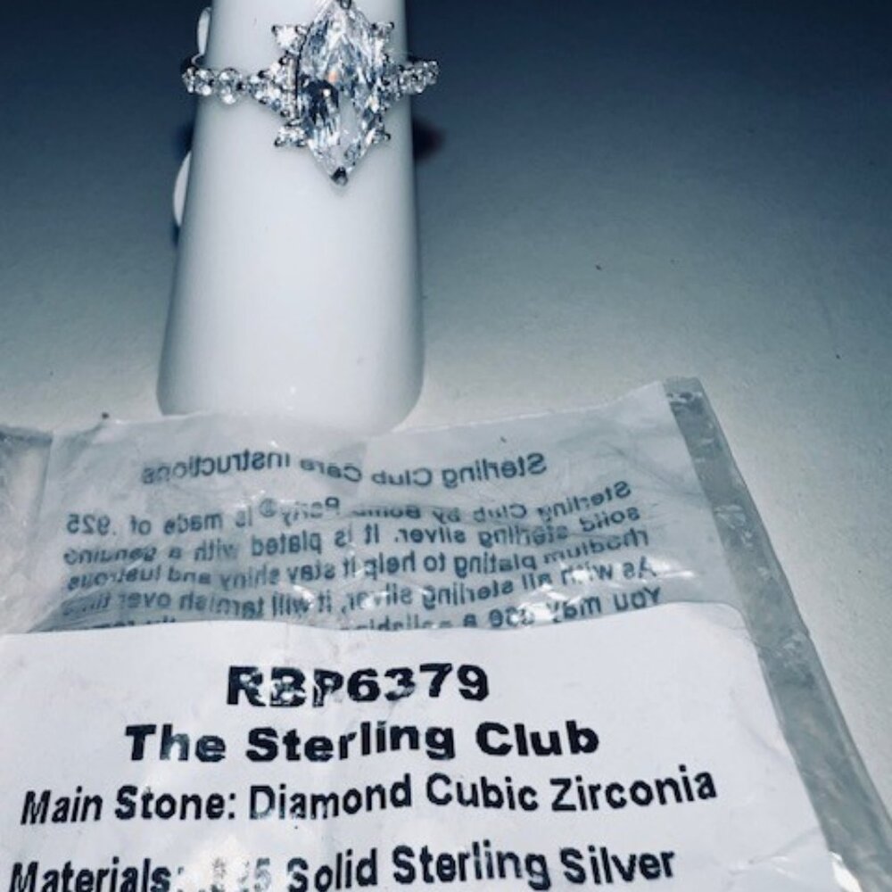 STERLING SILVER SIZE 6 RINGS - Picture 3 of 4